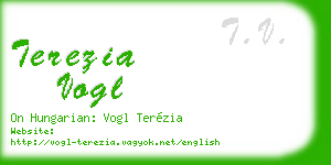 terezia vogl business card